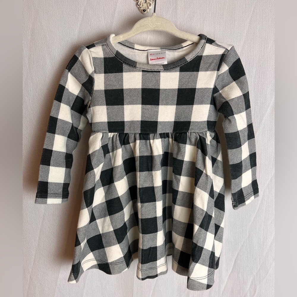 HANNA Andersson toddler 18-24 months plaid dress